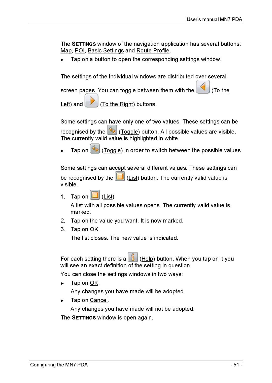 Navigon user manual User’s manual MN7 PDA 