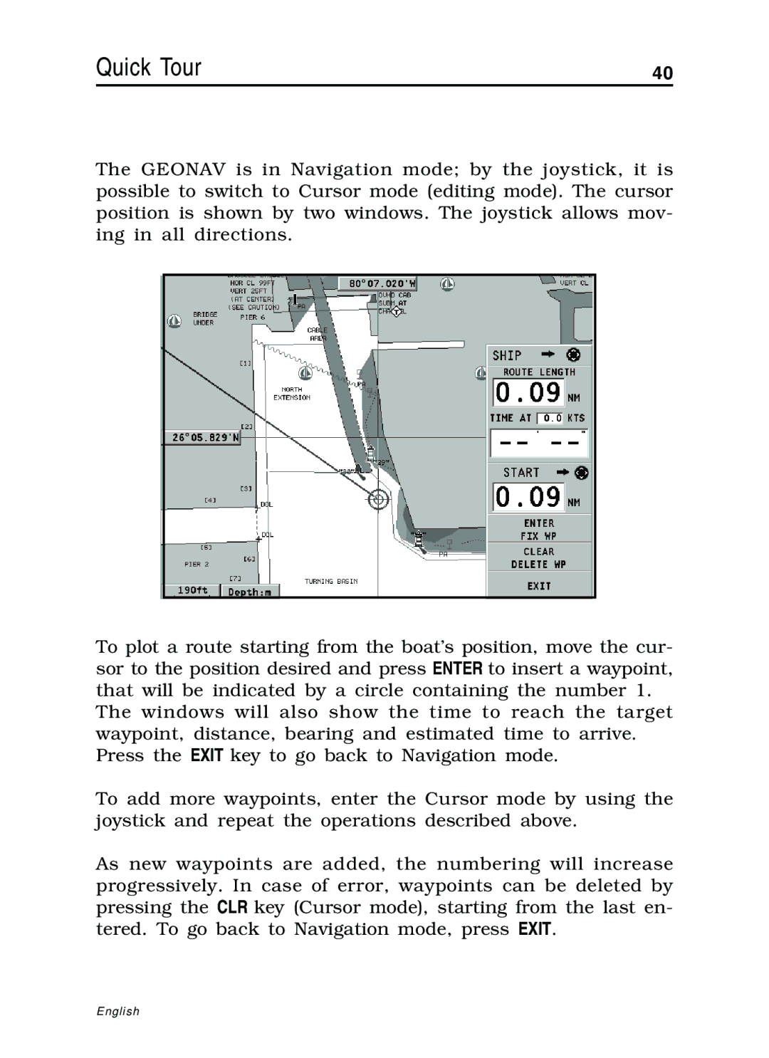 Navionics 10C, 11C manual Quick Tour 