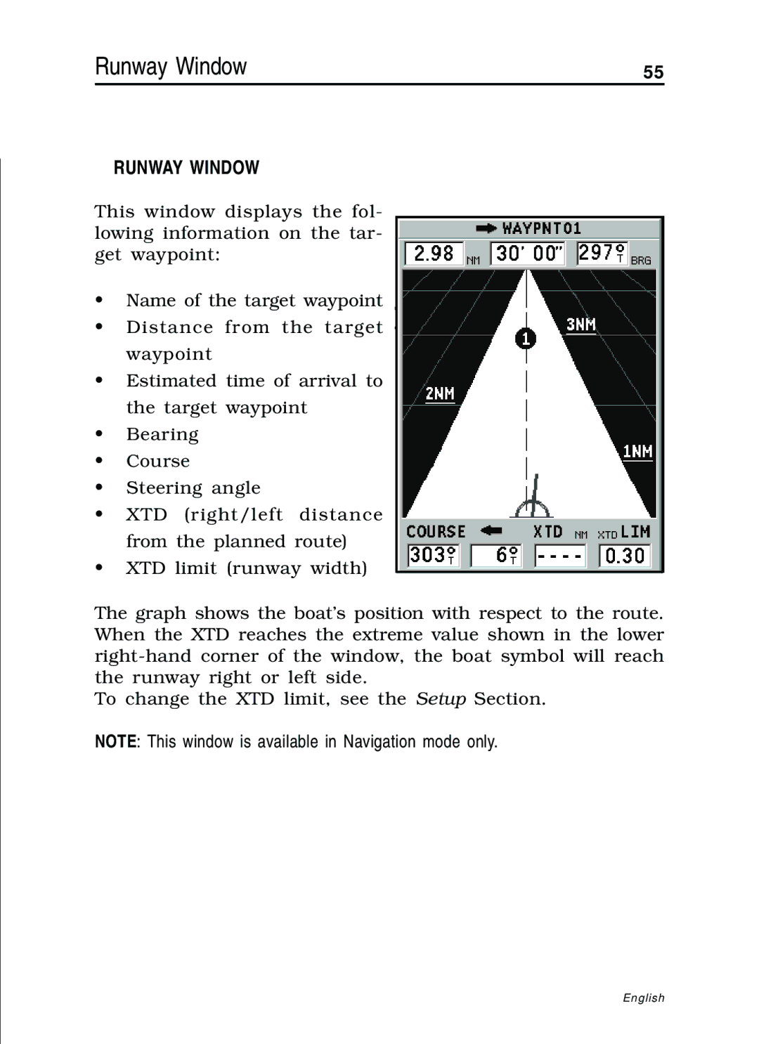 Navionics 11C, 10C manual Runway Window 