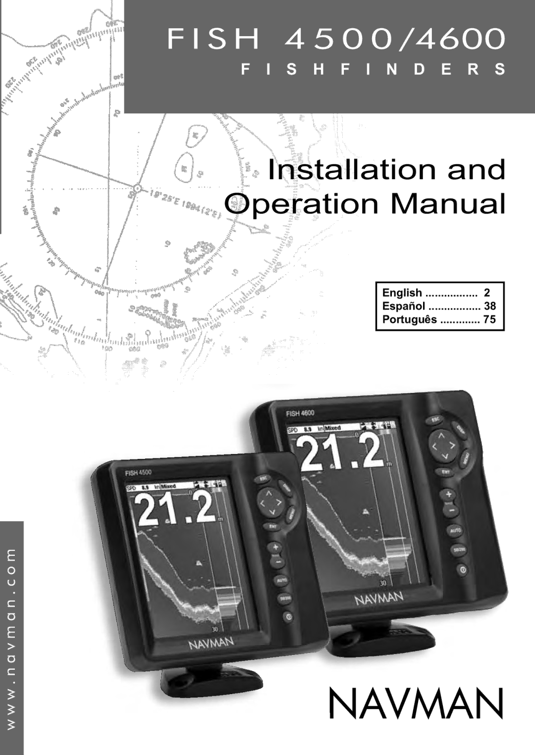 Navman FISH 4500/4600 operation manual Navman 