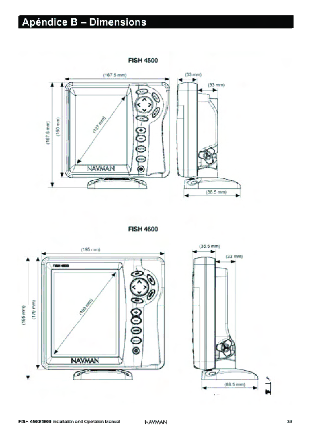 Navman FISH 4500/4600 operation manual 