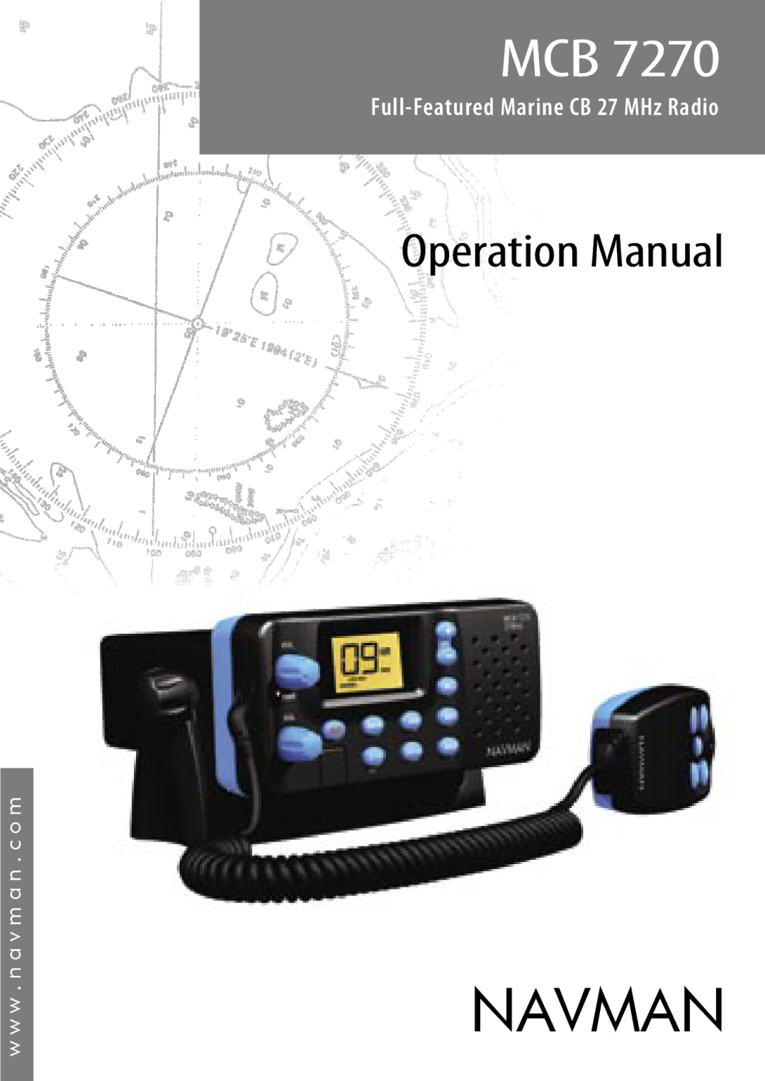 Navman MCB 7270 operation manual Navman 