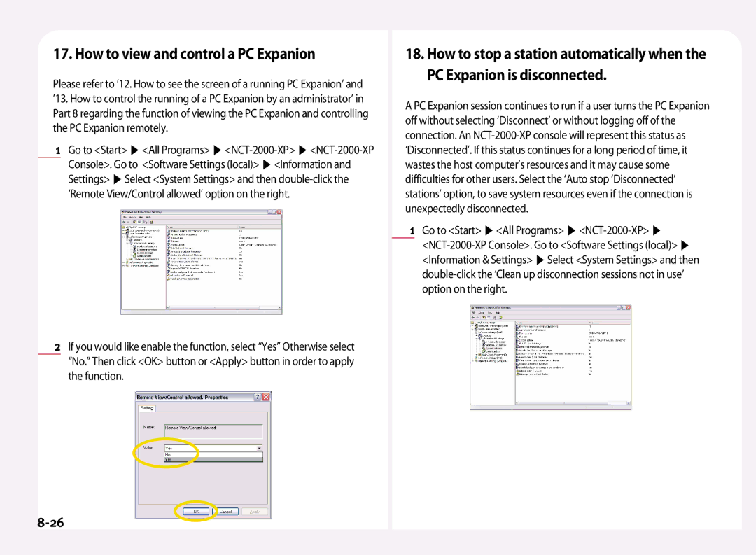 NComputing L120, L200, L100 manual How to view and control a PC Expanion 