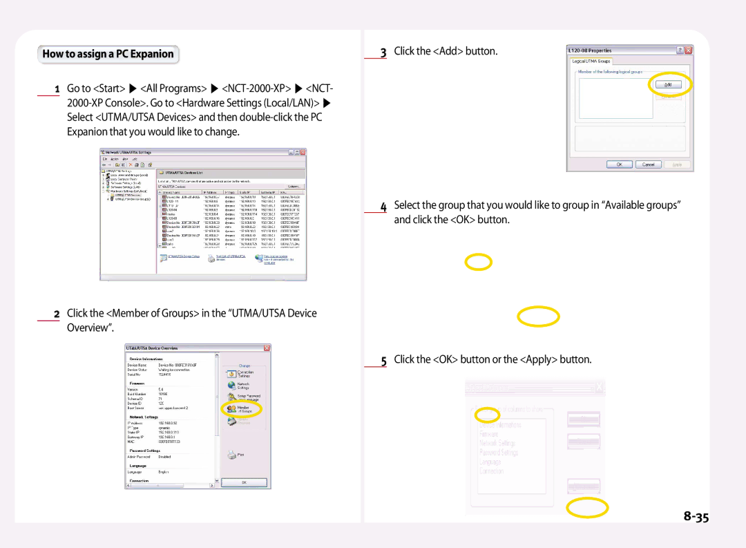 NComputing L120, L200, L100 manual How to assign a PC Expanion 