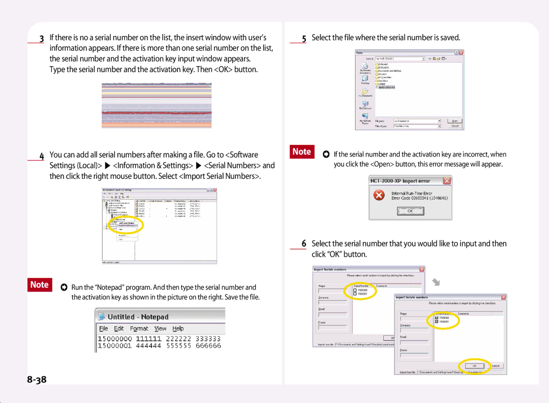 NComputing L120, L200, L100 manual Select the file where the serial number is saved 