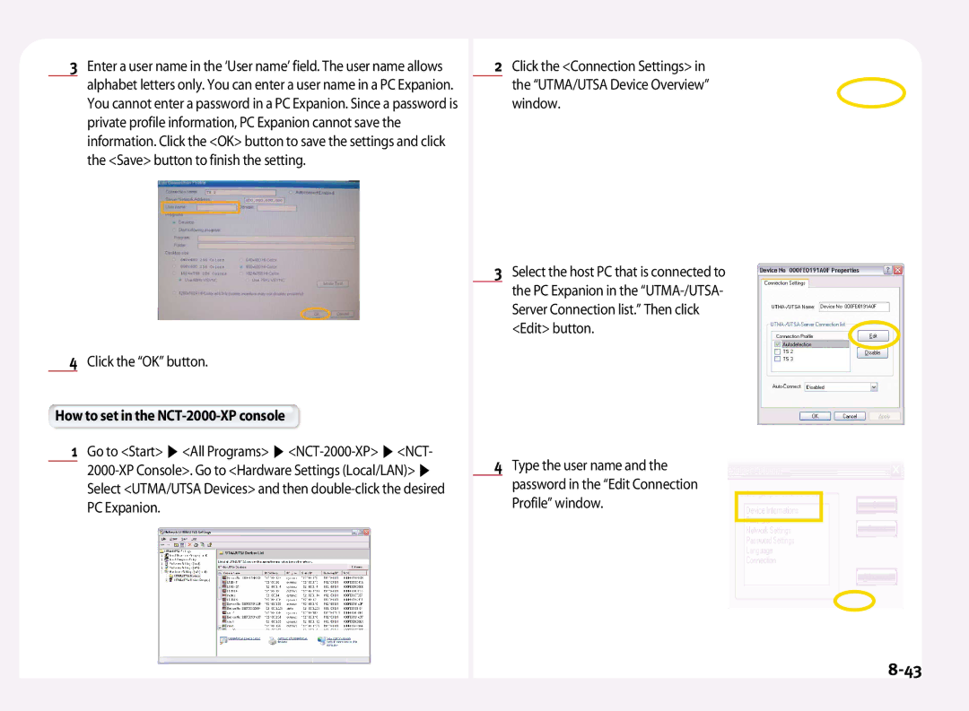 NComputing L200, L120, L100 manual Click the OK button, Edit button 