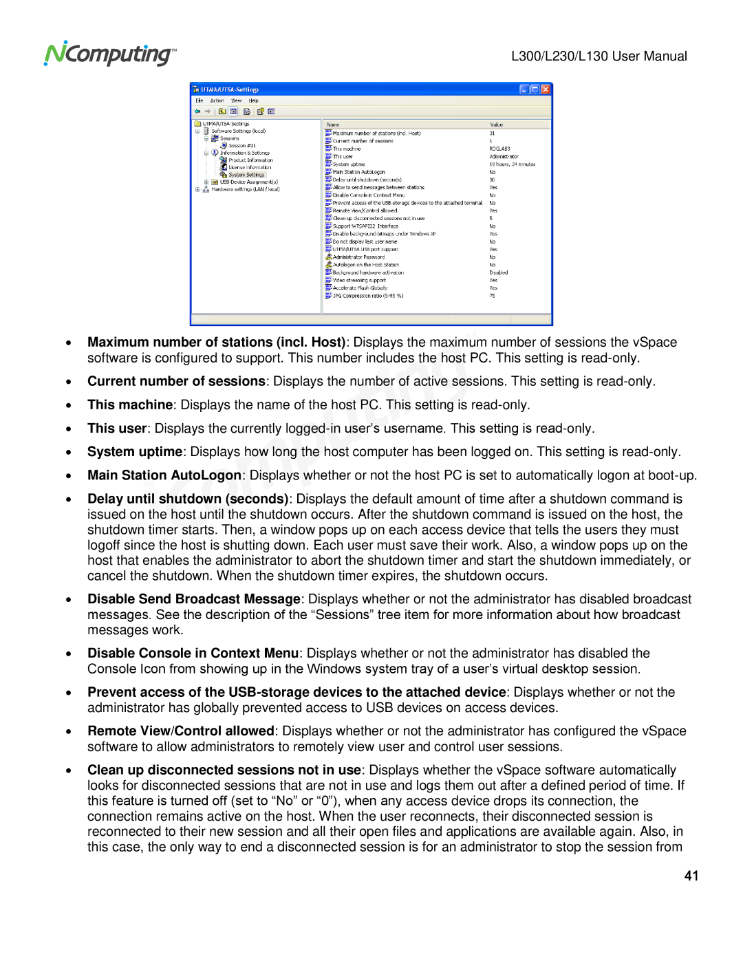 NComputing L300, L230, L130 user manual 