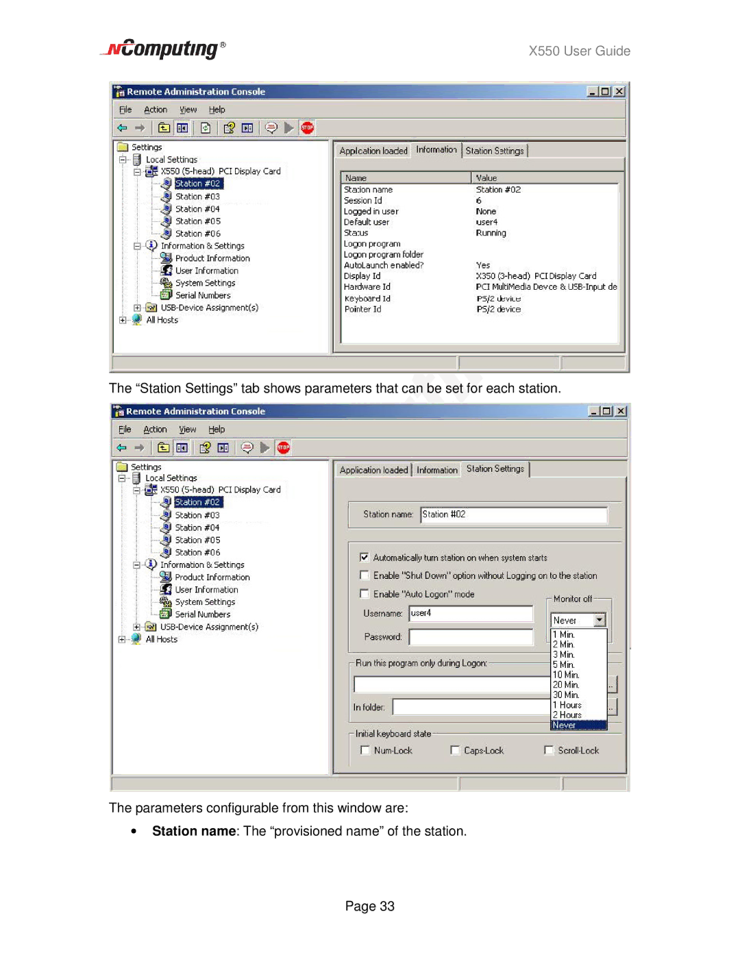 NComputing manual X550 User Guide 