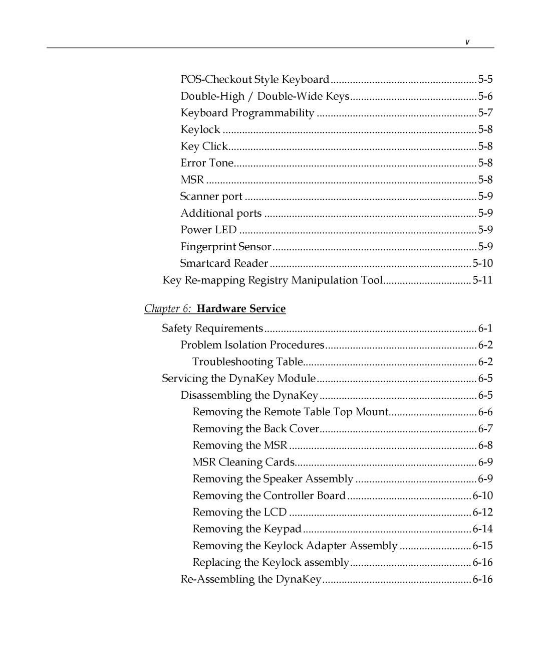 NCR 5953 manual Msr 