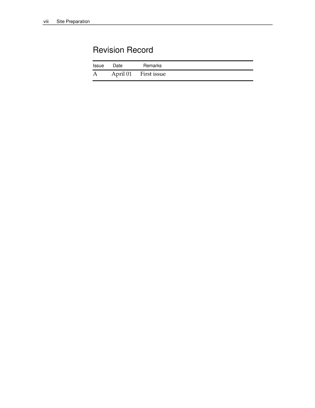 NCR 7455 manual Revision Record 