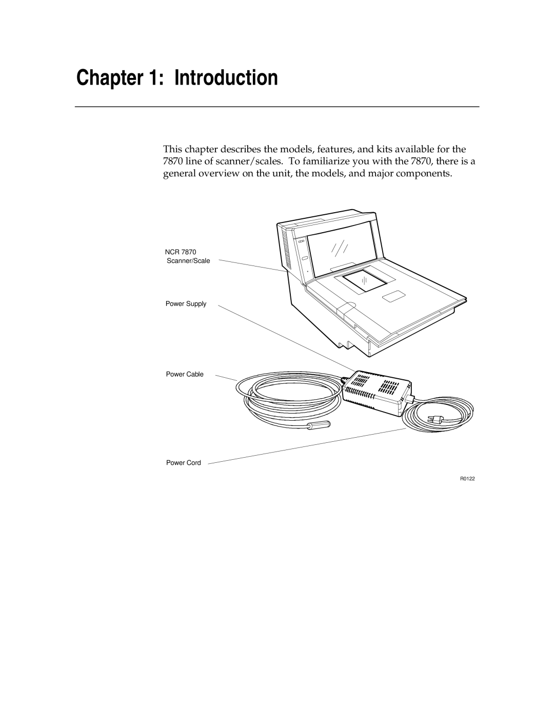 NCR 7870 manual Introduction 