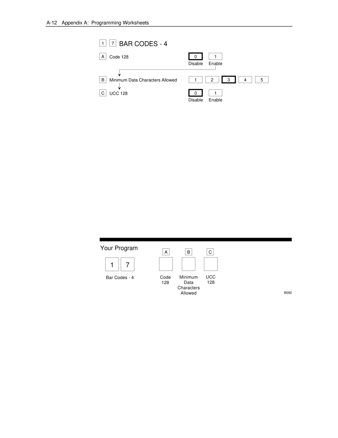 NCR 7870 manual Code 