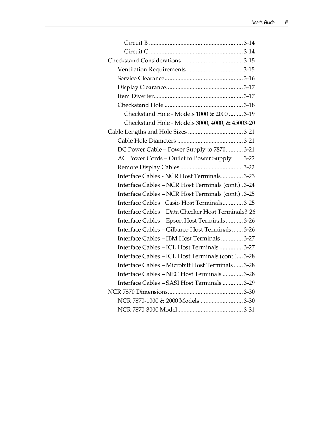 NCR 7870 manual Users Guide 