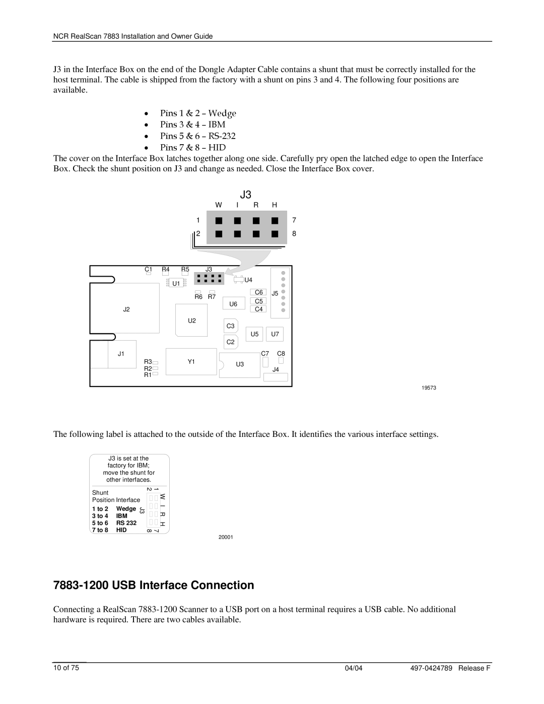 NCR 7883 manual Ibm Hid 