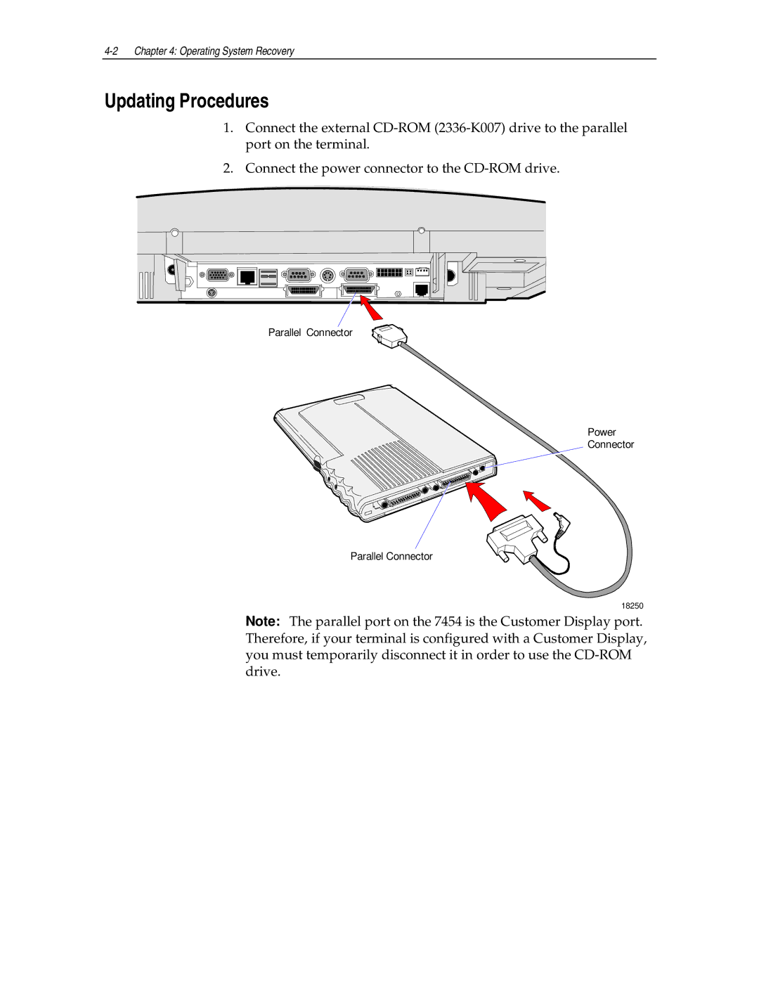 NCR NCR7454 manual Updating Procedures 