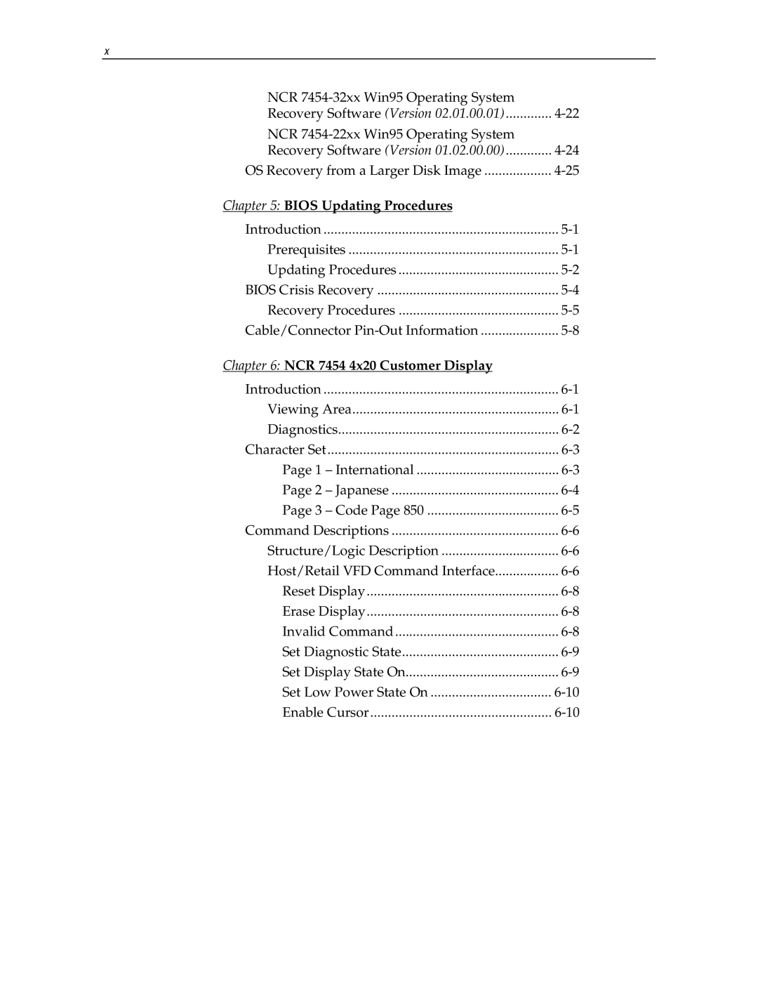 NCR NCR7454 manual Bios Updating Procedures 