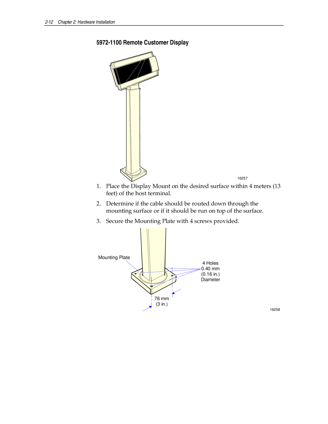 NCR NCR7454 manual 16257 