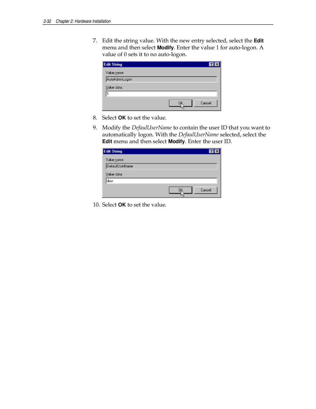 NCR NCR7454 manual Hardware Installation 