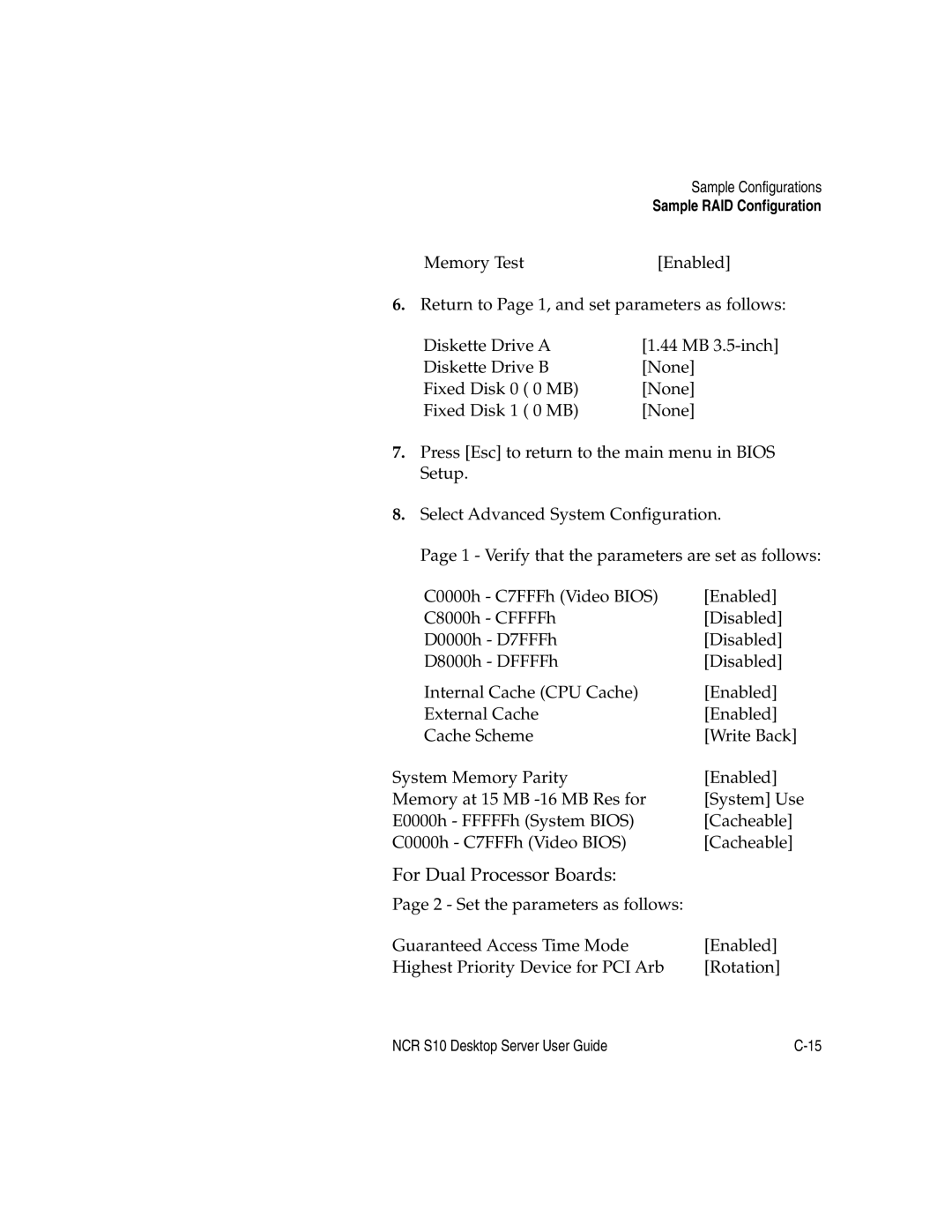 NCR S10 manual For Dual Processor Boards 