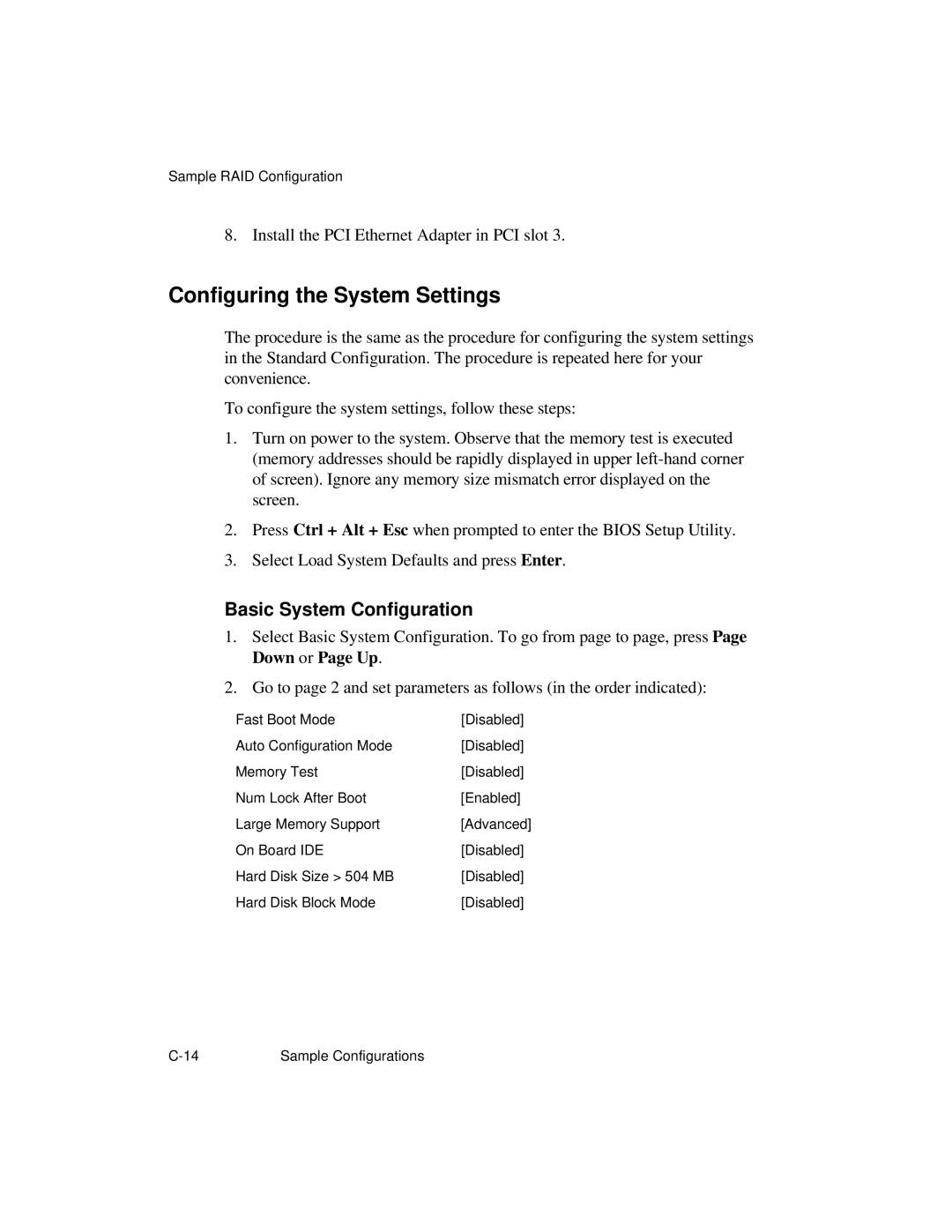 NCR S26 manual Install the PCI Ethernet Adapter in PCI slot 