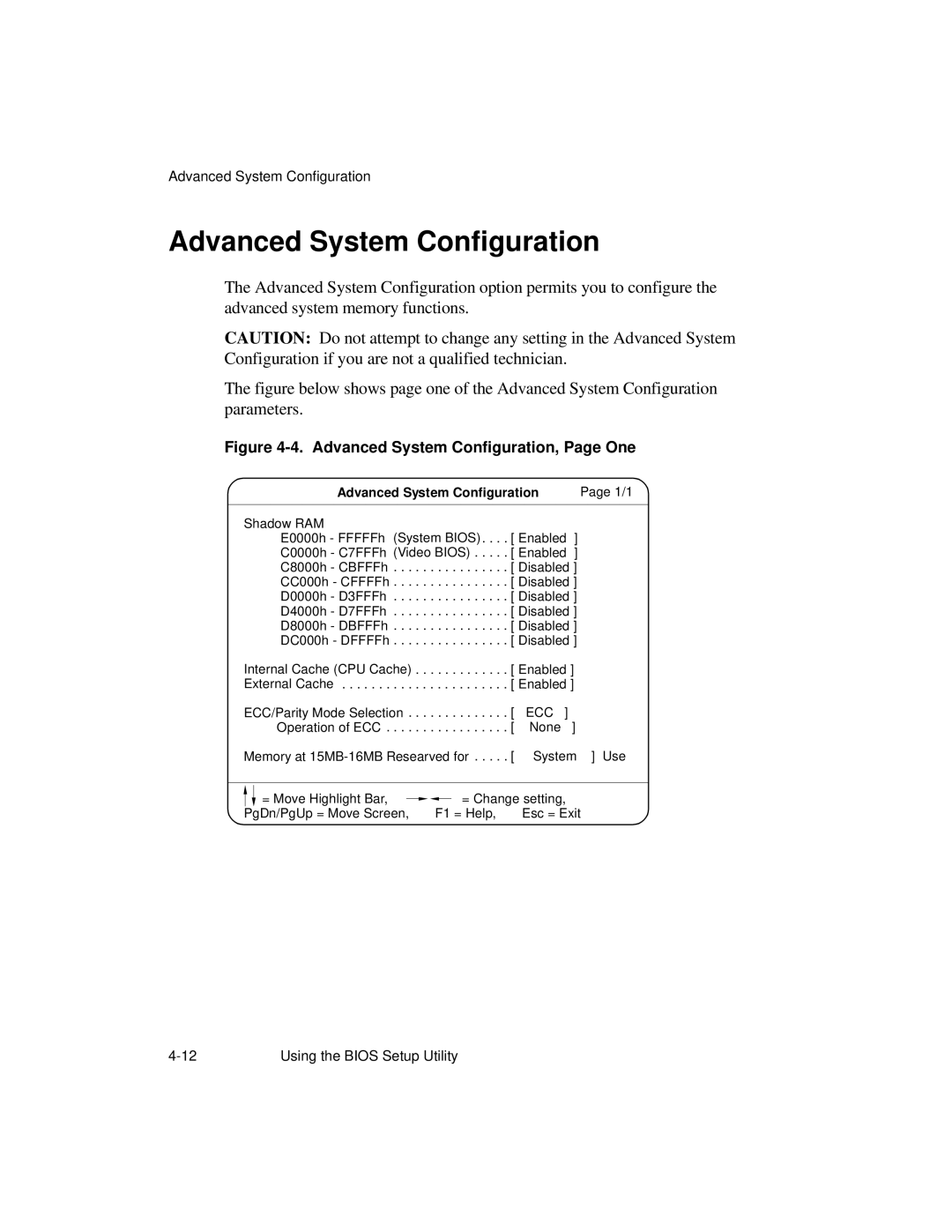 NCR S26 manual Advanced System Configuration, Page One 