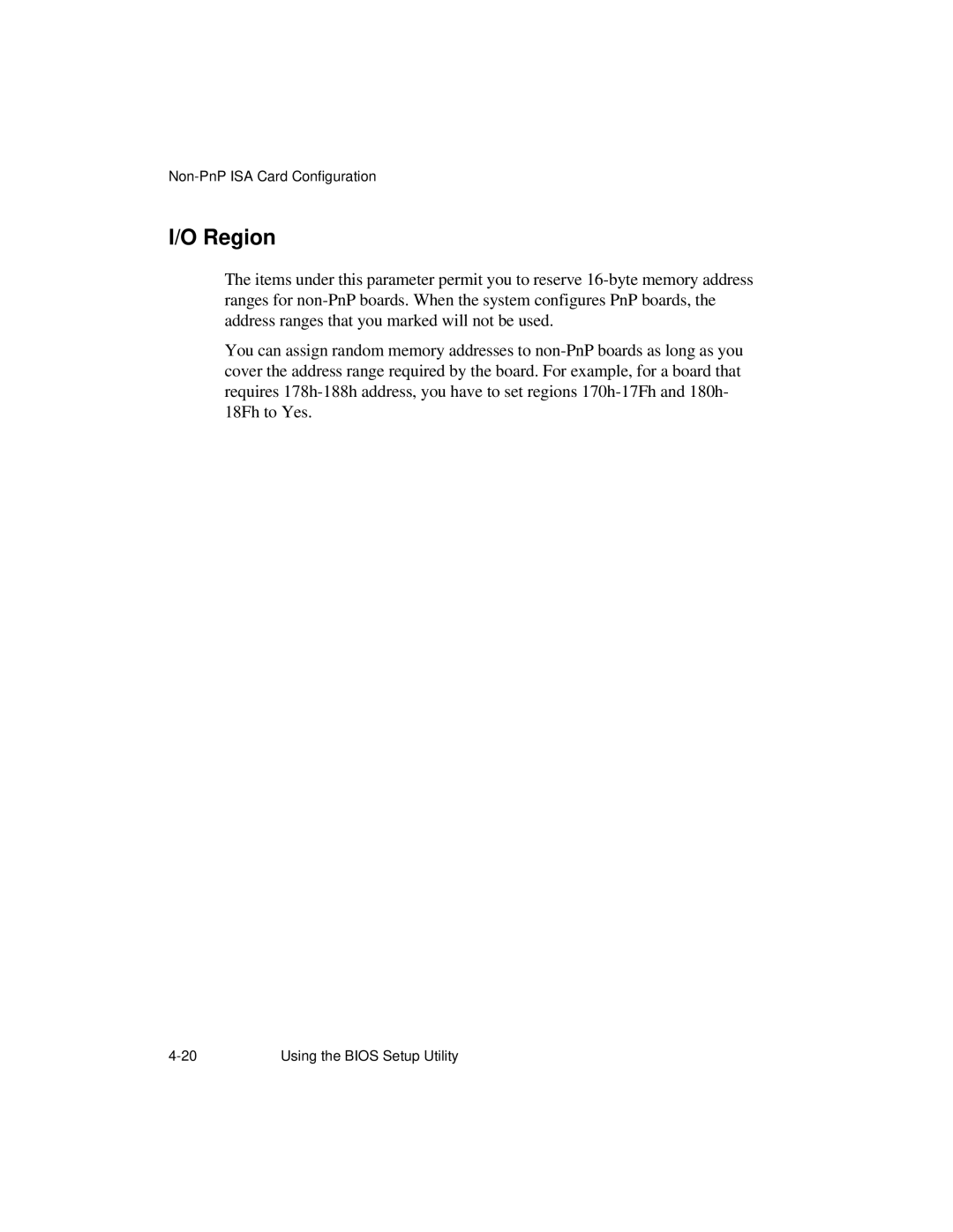 NCR S26 manual Region 