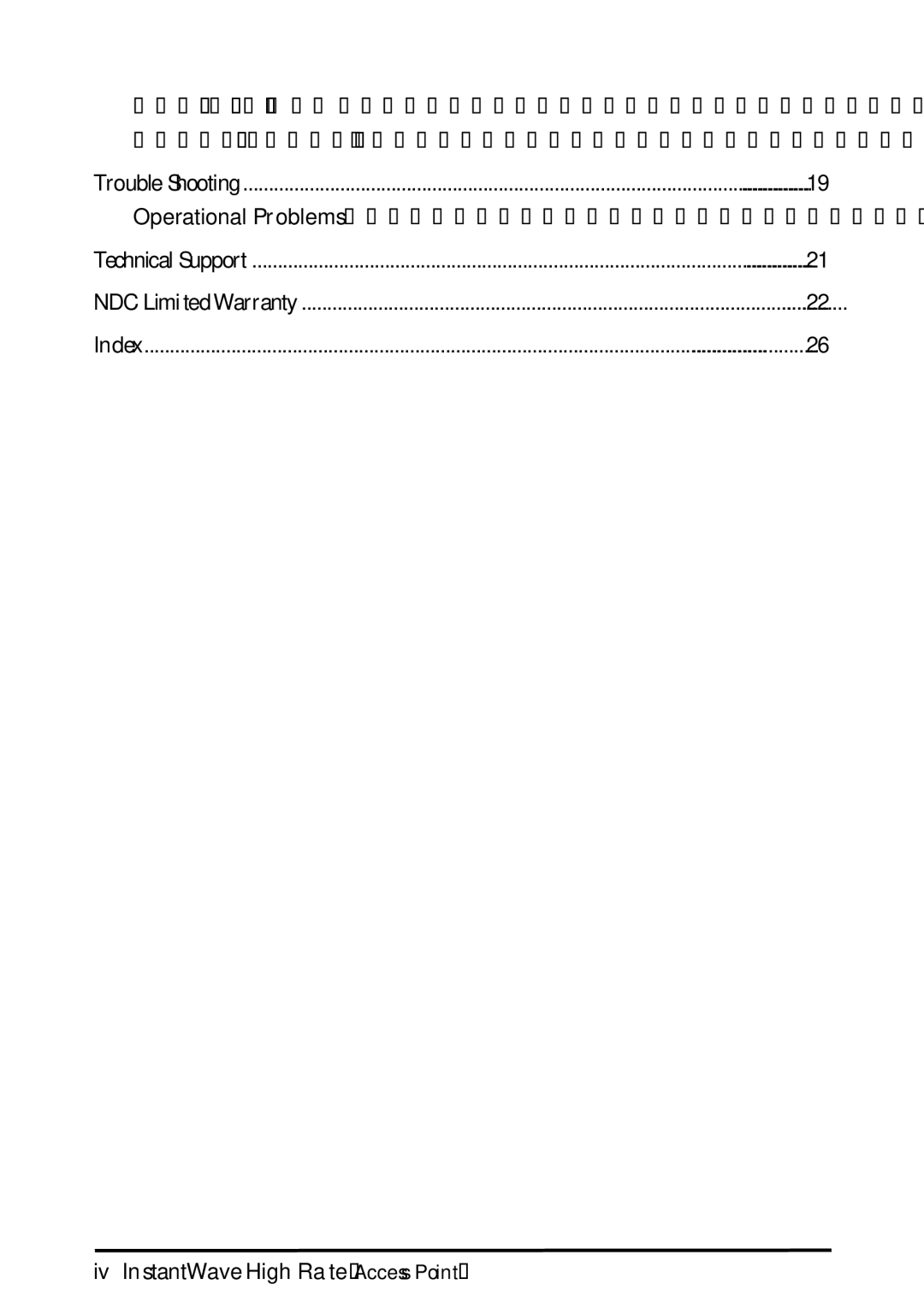 NDC comm Instant Wave manual Upgrade AP Firmware Reset AP Configuration 