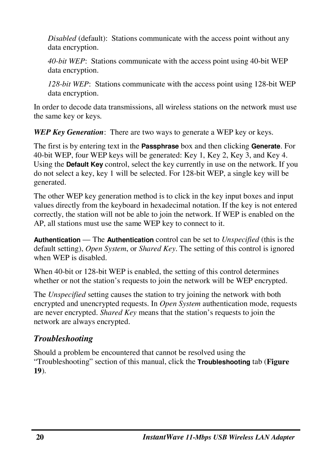 NDC comm NWH4020 manual Troubleshooting 