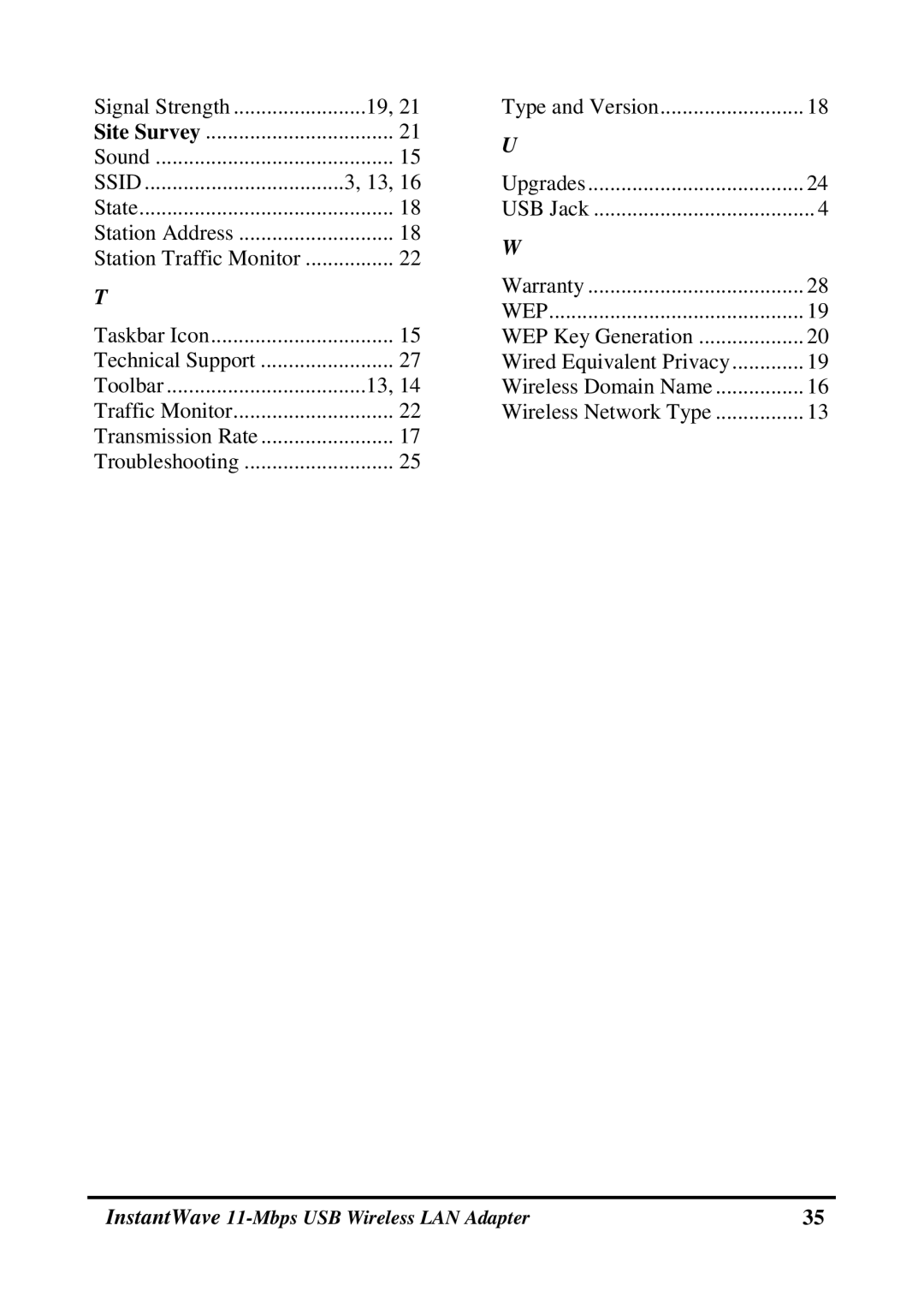 NDC comm NWH4020 manual Ssid 