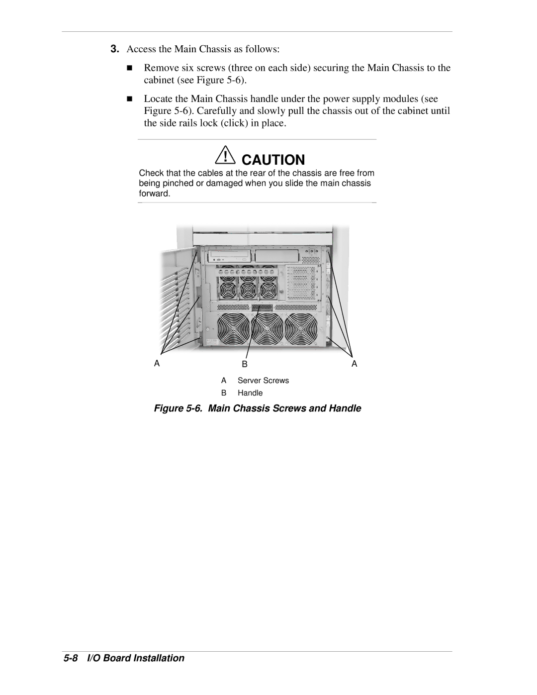 NEC 1080Xd manual Main Chassis Screws and Handle I/O Board Installation 