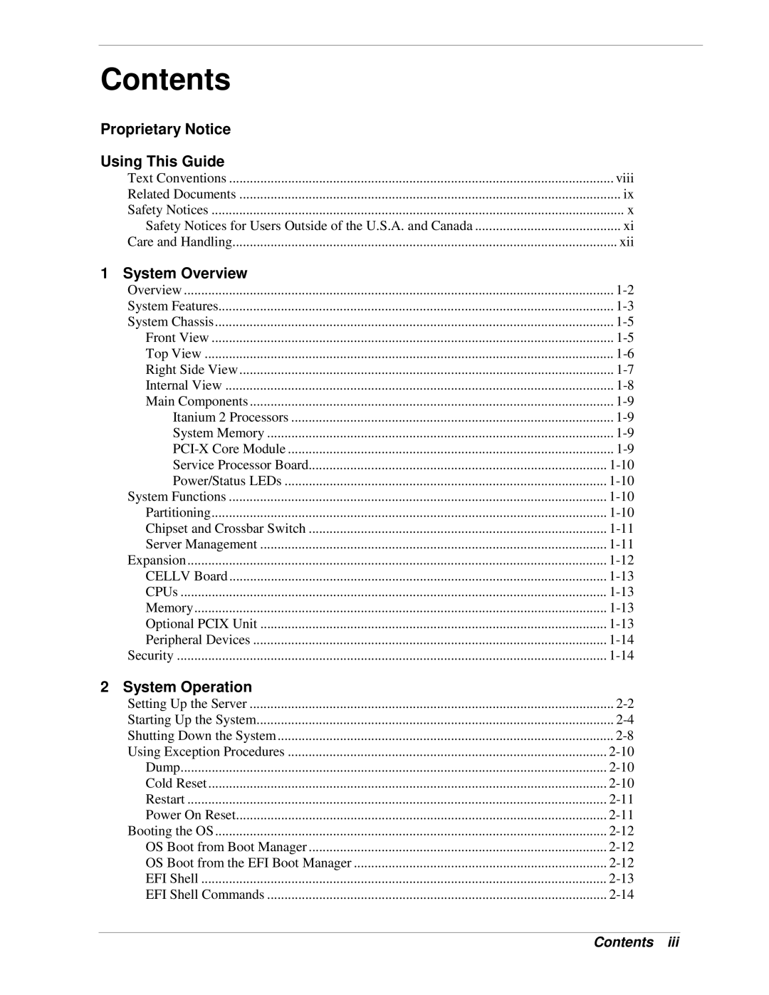 NEC 1080Xd manual Contents 