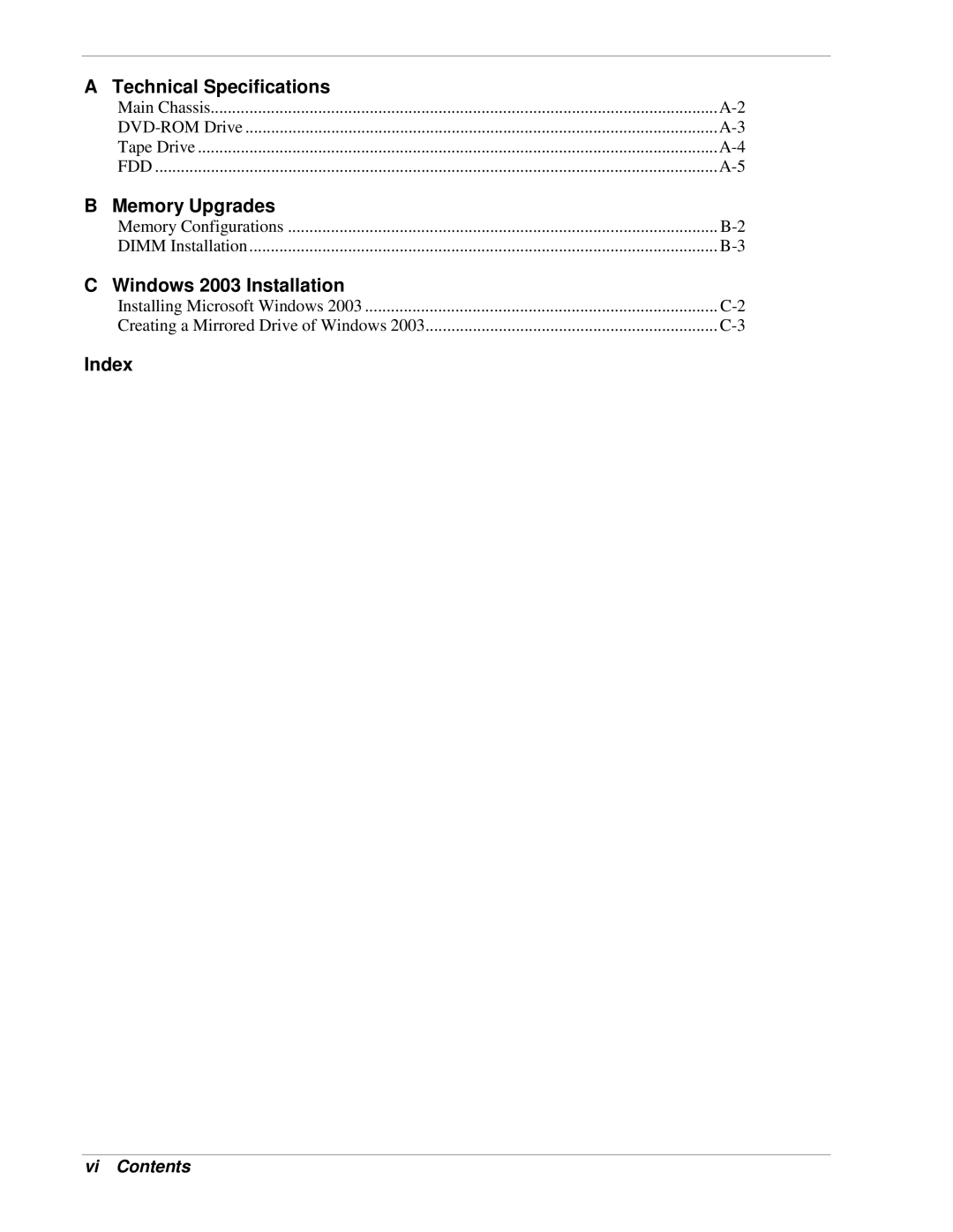 NEC 1080Xd manual Vi Contents 