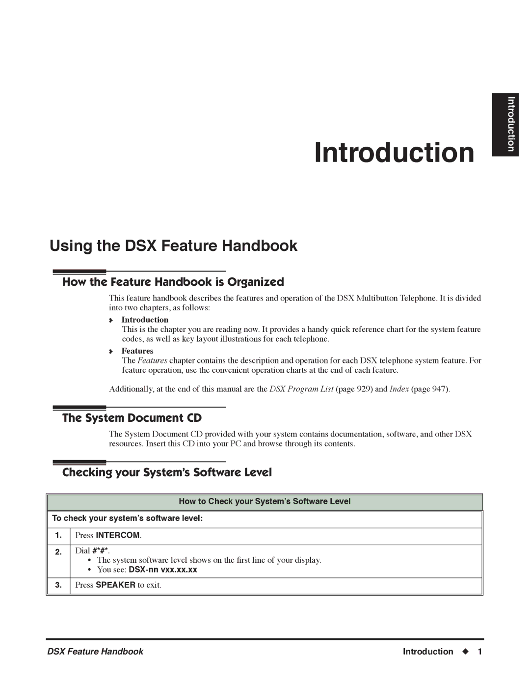 NEC 1093098 manual Introduction, You see DSX-nn 