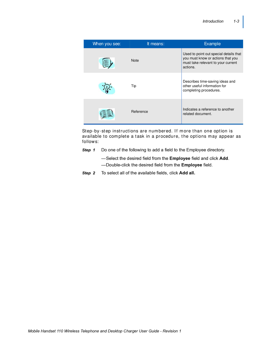 NEC 110 manual When you see 