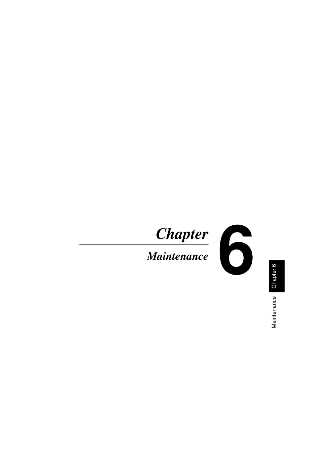 NEC 1100 user manual 6Chapter 