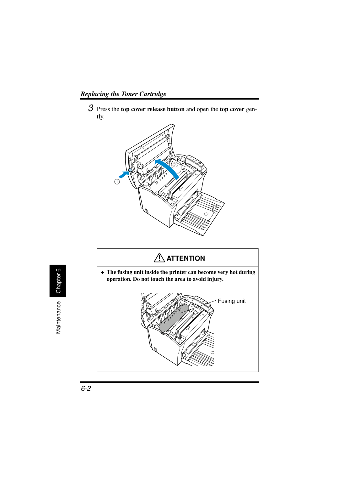 NEC 1100 user manual Fusing unit 