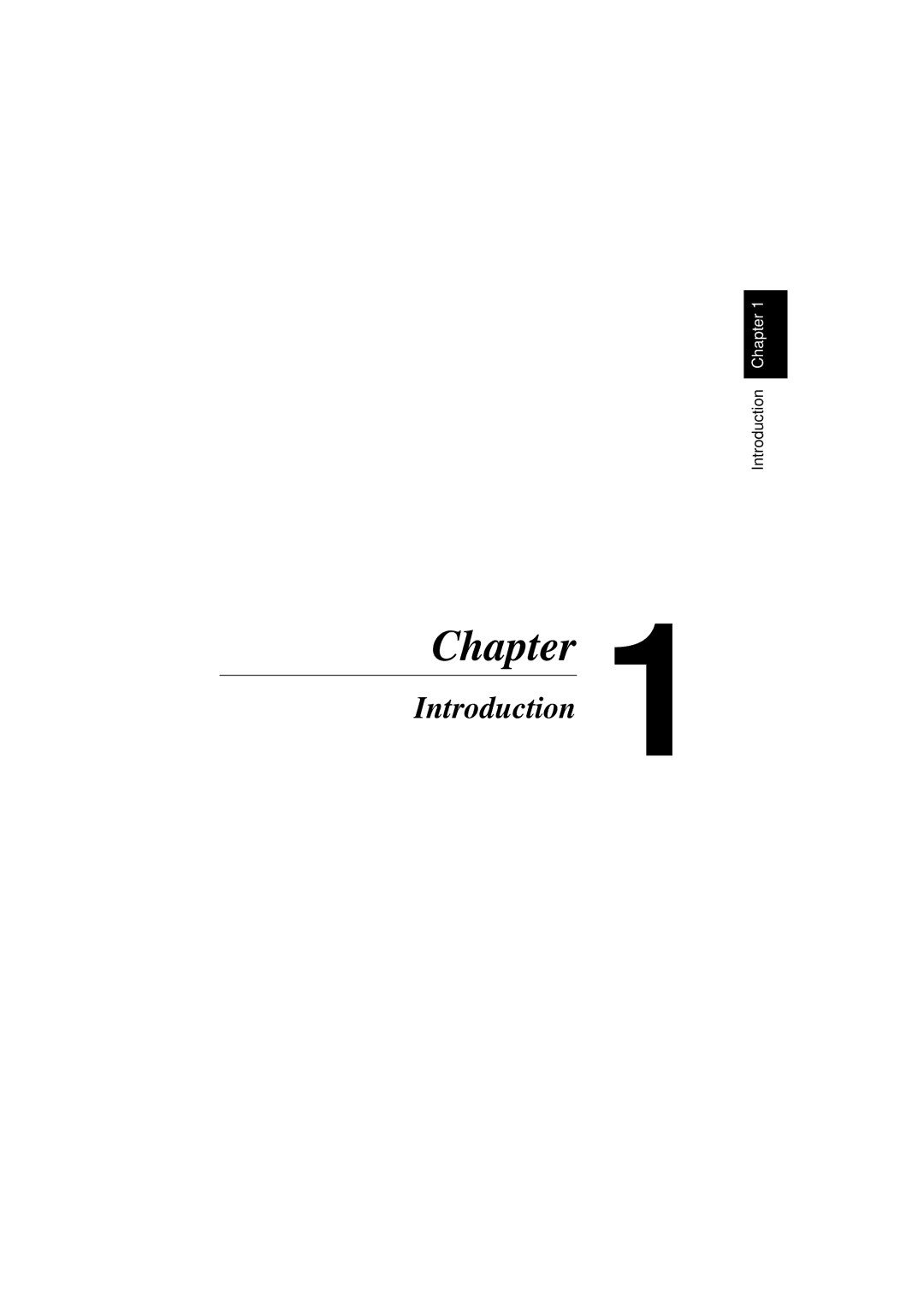 NEC 1100 user manual 1Chapter 