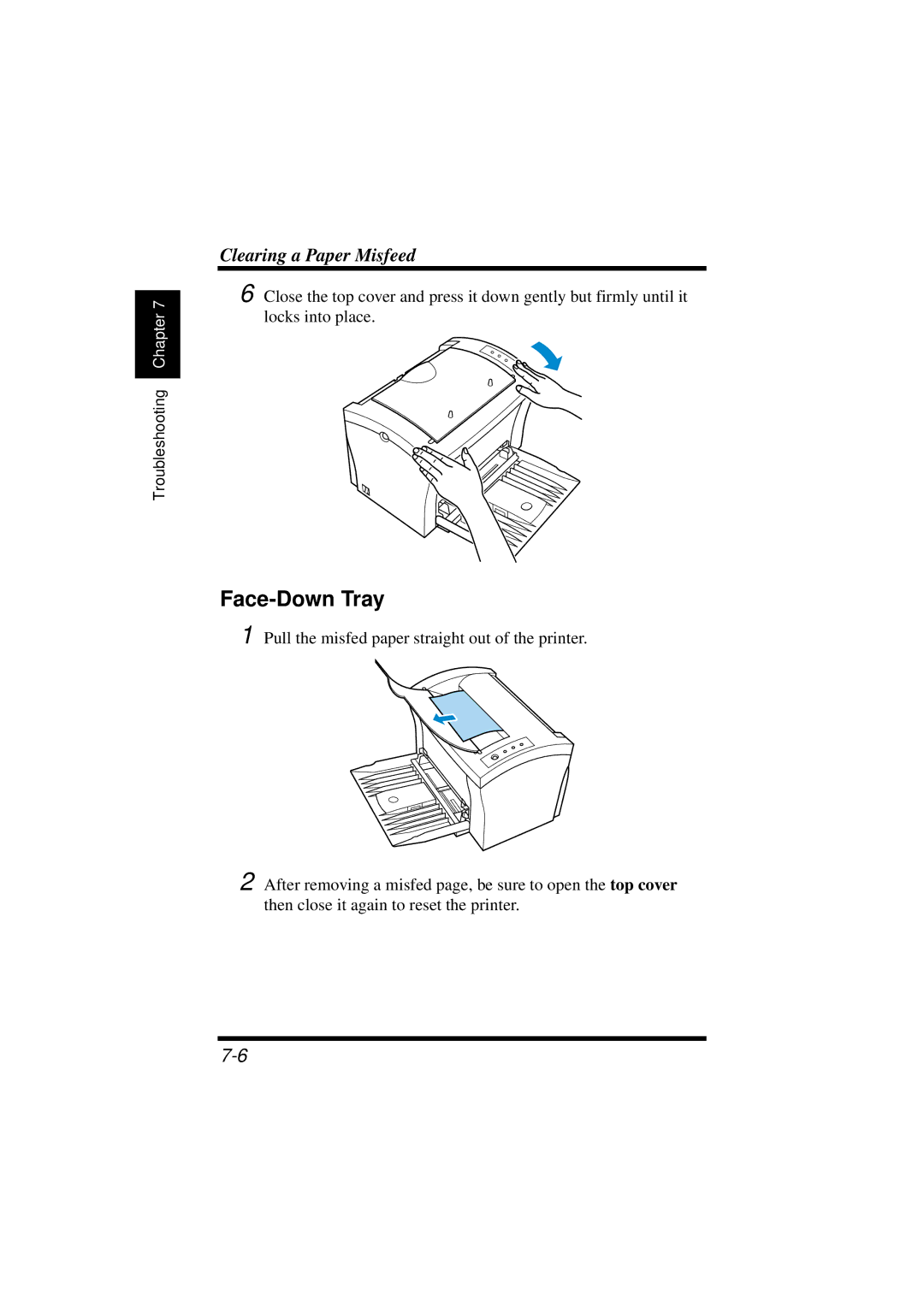 NEC 1100 user manual Face-Down Tray 