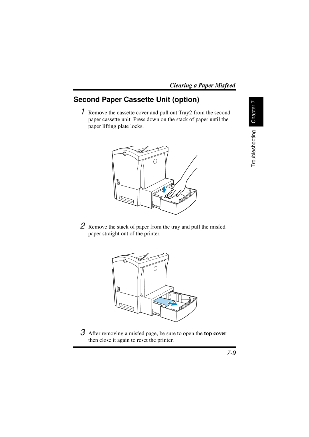 NEC 1100 user manual Second Paper Cassette Unit option 