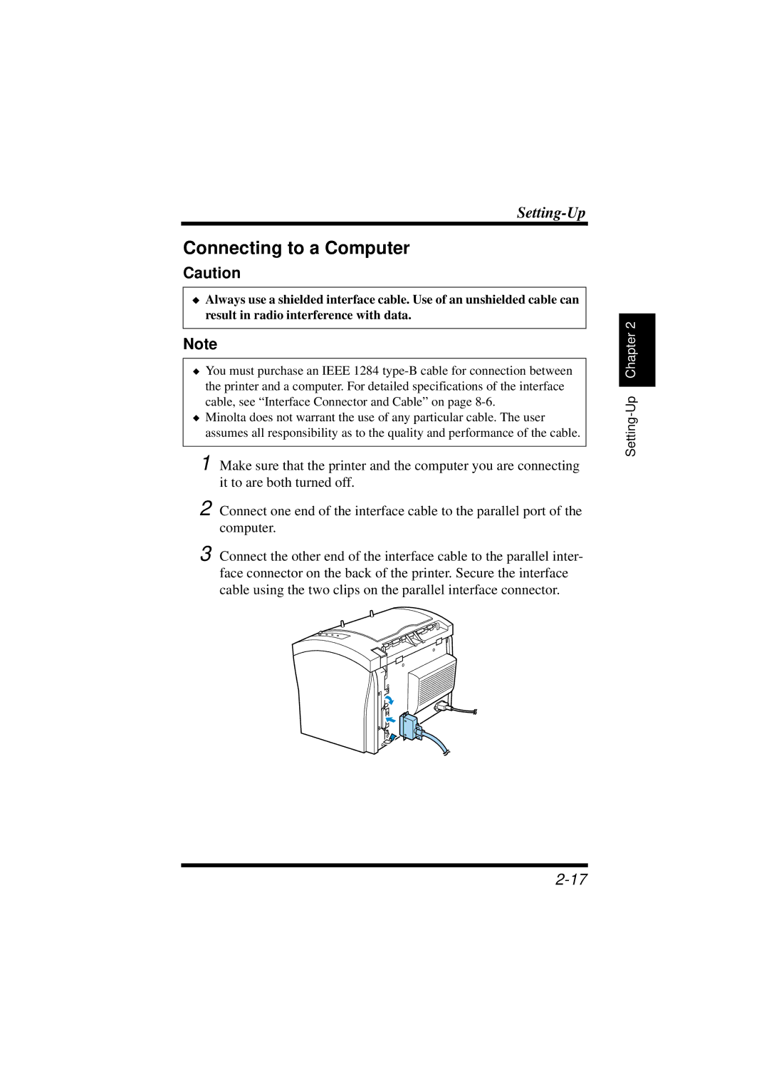 NEC 1100 user manual Connecting to a Computer 