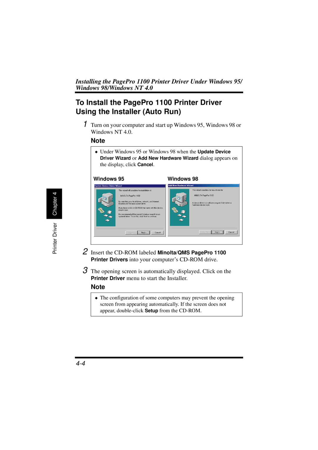 NEC 1100 user manual Windows 