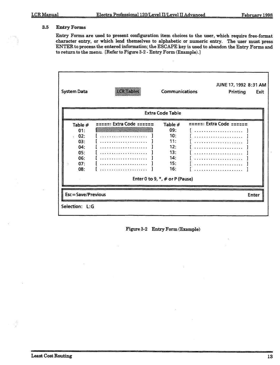 NEC 120 manual 