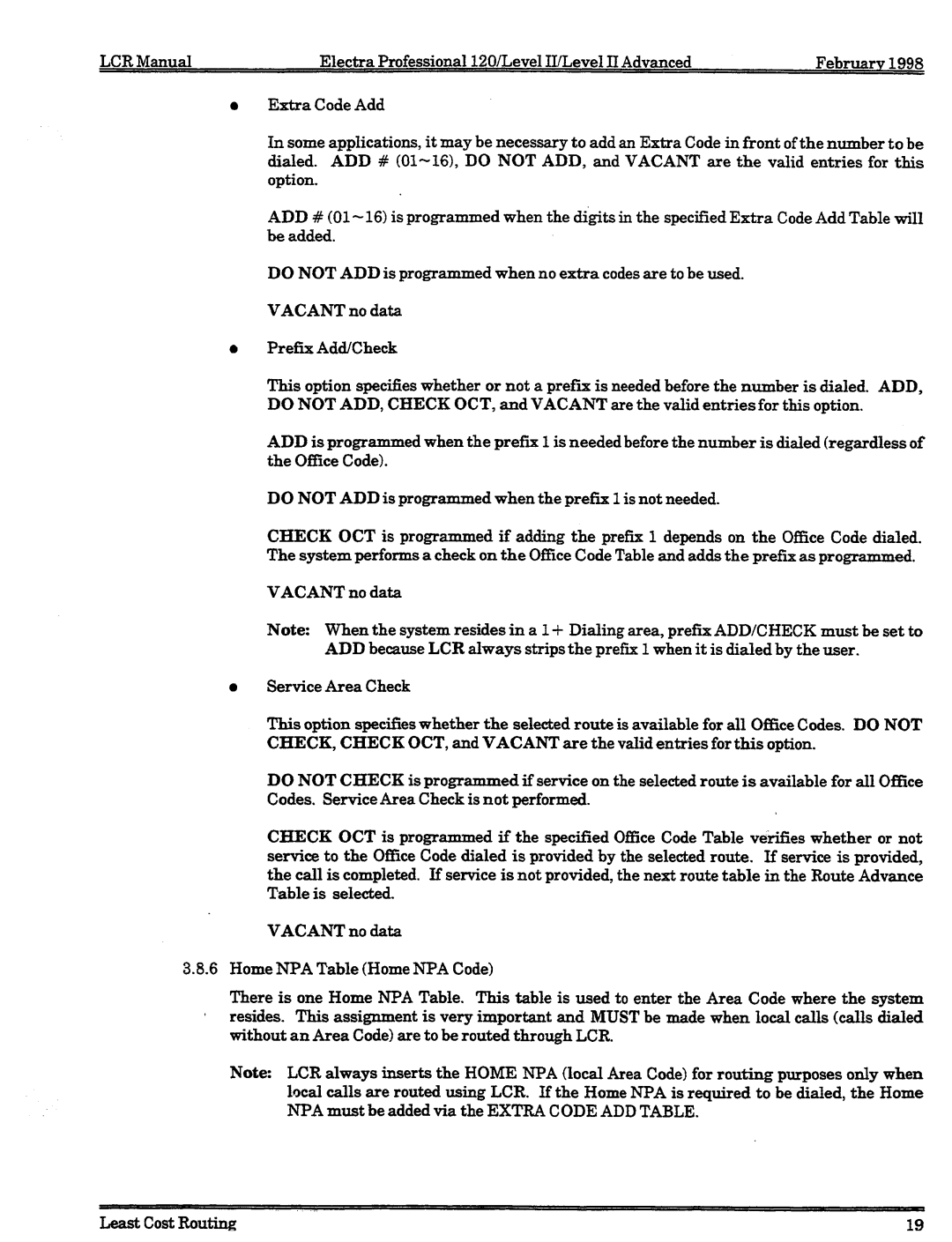 NEC 120 manual 