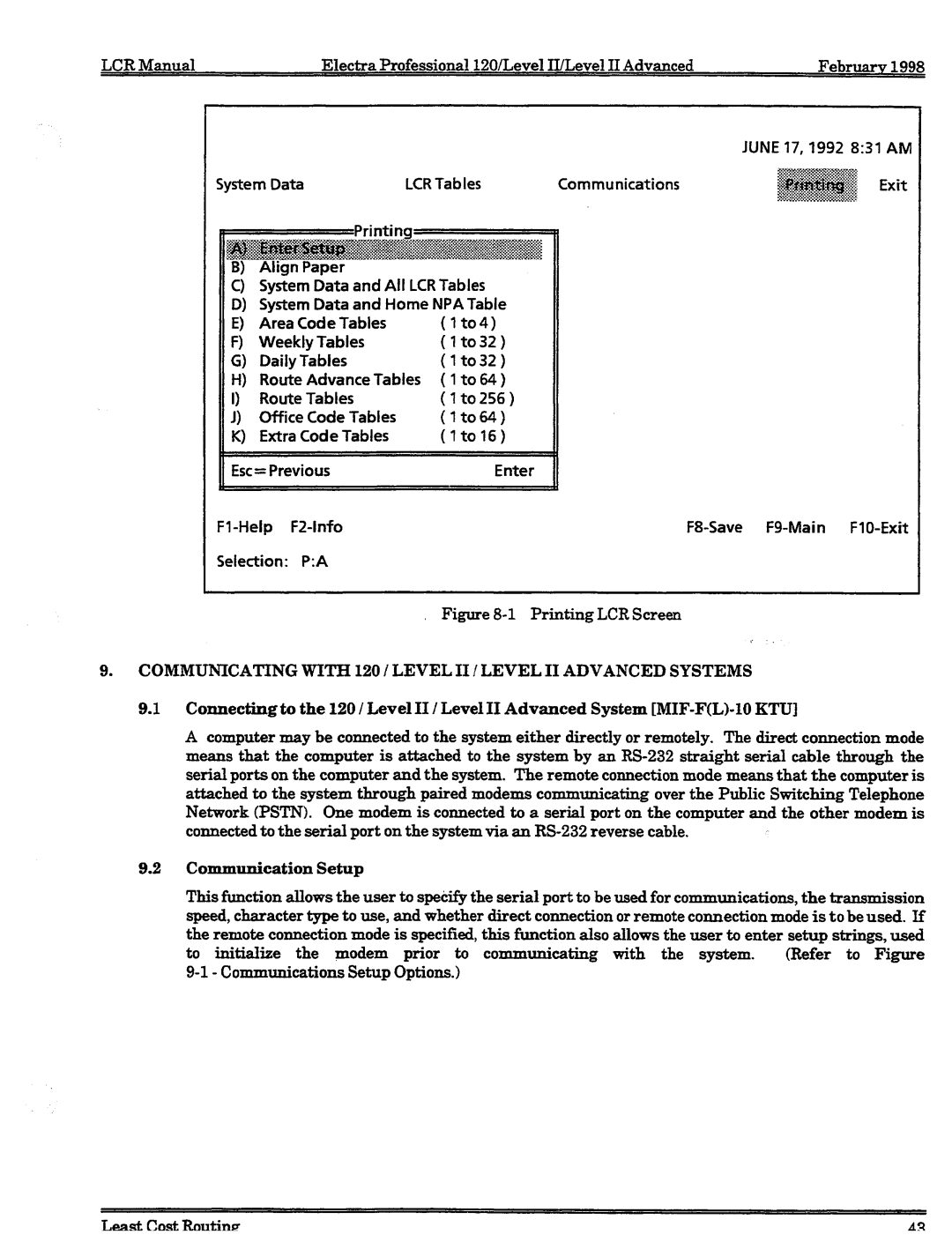 NEC 120 manual 