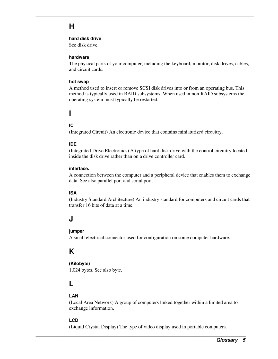 NEC 120Lg manual Bytes. See also byte 