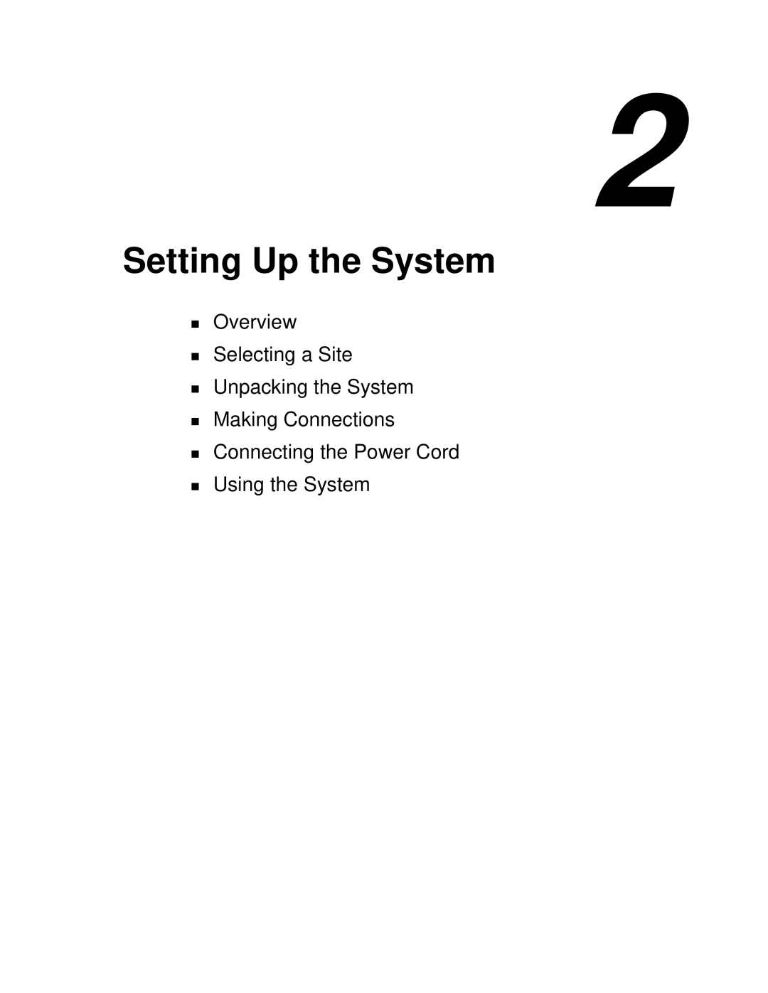 NEC 120Lg manual Setting Up the System 