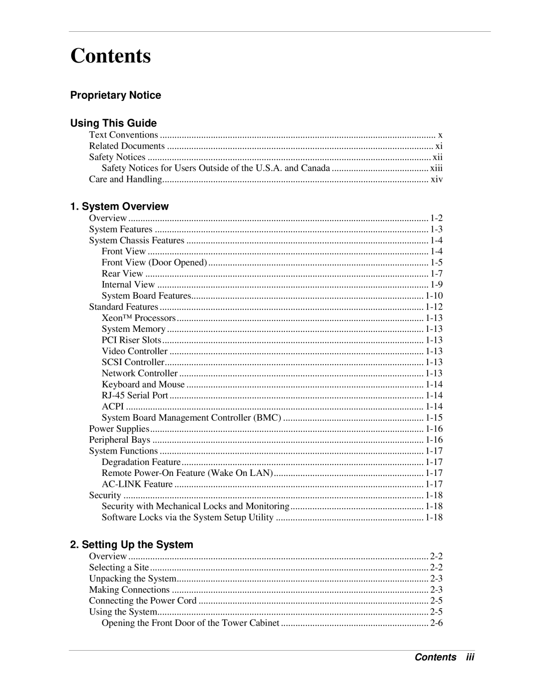 NEC 120Lg manual Contents 