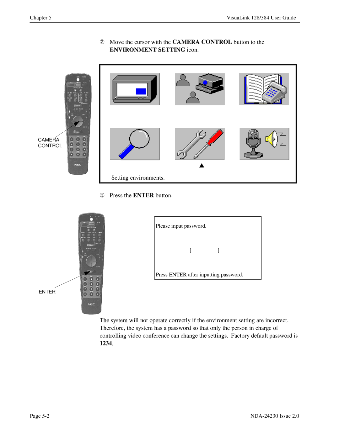 NEC 128/384 manual 1234 