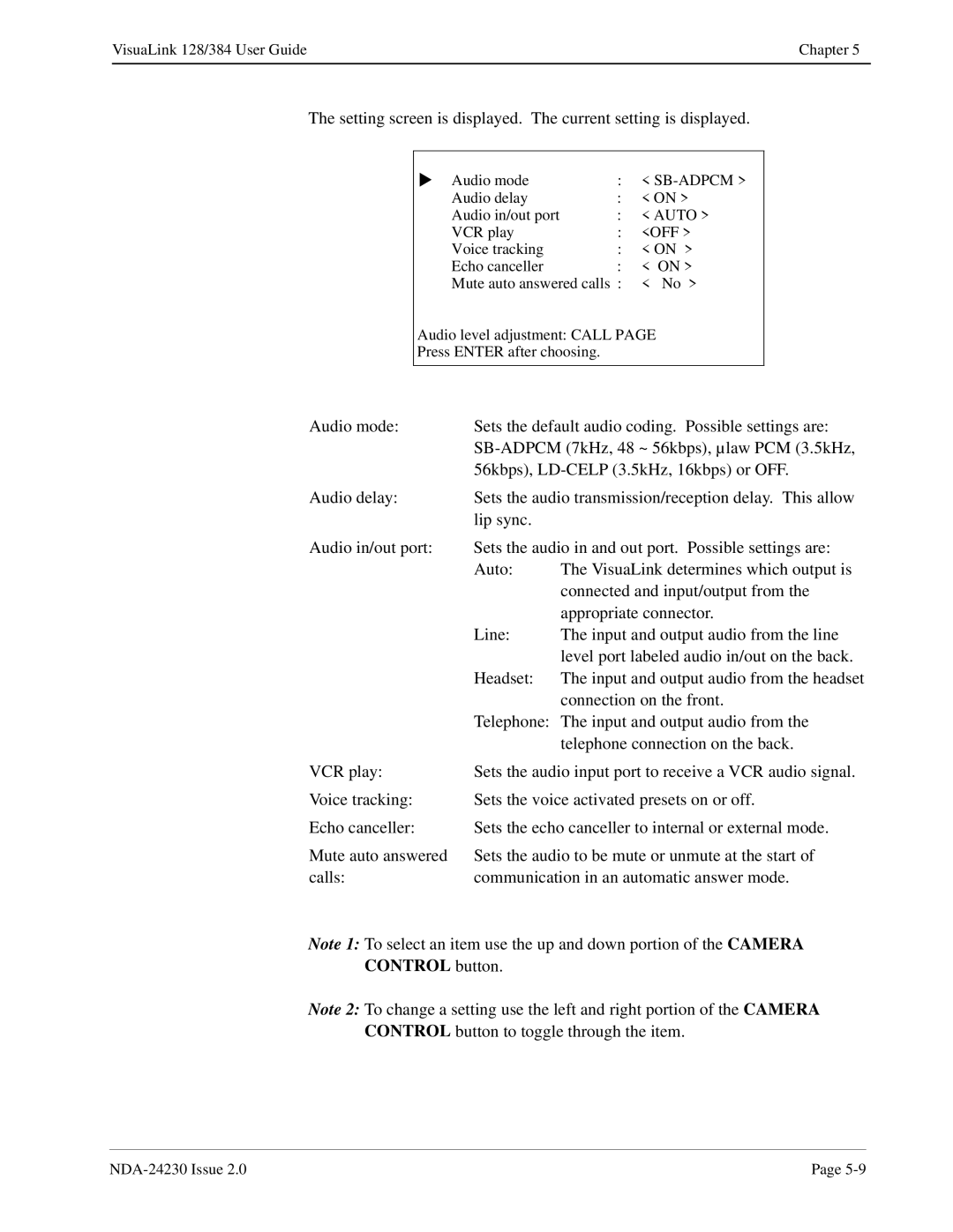 NEC 128/384 manual Sb-Adpcm 