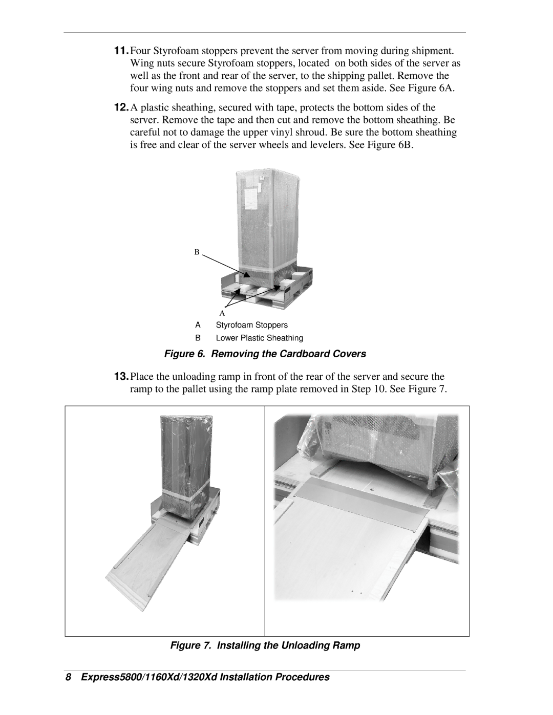 NEC 1320Xd, 1160Xd manual Styrofoam Stoppers Lower Plastic Sheathing 